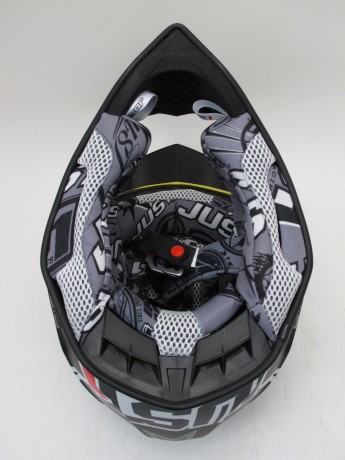Шлем (кроссовый) JUST1 J32 YOUTH ROCKSTAR желтый/черный/белый матовый (15883559241317)