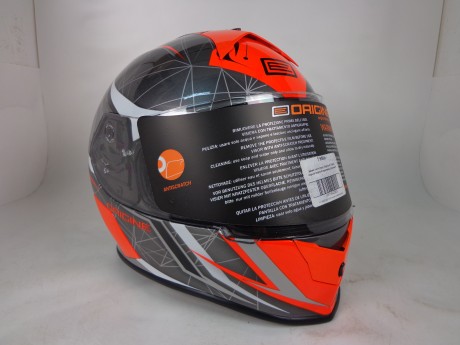 Шлем (интеграл) Origine GT Raider серый/черный/оранжевый (15282052863153)