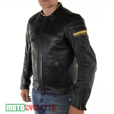 Мотокуртка MOTOCYCLETTO CAFE RACER, кожа (16352563528685)
