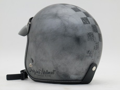 Шлем (открытый) Origine PRIMO Scacco серебристый матовый (16210964747641)