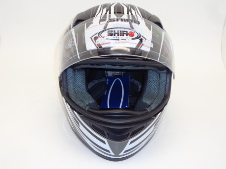 Шлем интеграл Shiro SH-335 Motion (чёрный) (15488526829785)
