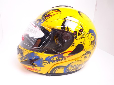 Шлем Vcan 200 модуляр yellow / lbc (1551865670428)
