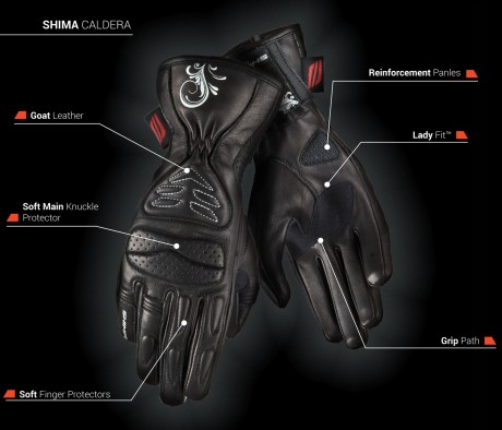 Перчатки SHIMA CALDERA black (15556704756169)