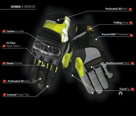 Перчатки SHIMA X-BREEZE Fluo (15556721578422)