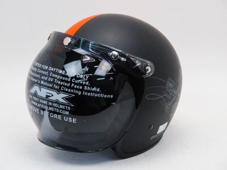 Стекло для шлема AFX 3-SNAP VINTAGE FLIP BUBBLE SHIELD SMOKE (15623500804707)