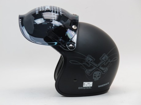 Стекло для шлема AFX 3-SNAP VINTAGE FLIP BUBBLE SHIELD SMOKE (15623500815469)