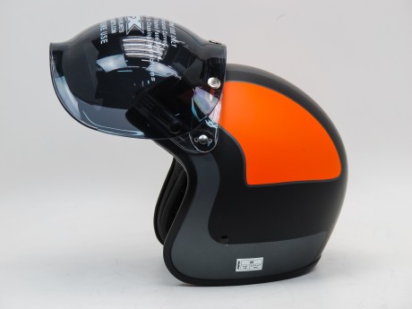 Стекло для шлема AFX 3-SNAP VINTAGE FLIP BUBBLE SHIELD SMOKE (15623501122466)