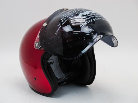 Стекло для шлема AFX 3-SNAP VINTAGE FLIP BUBBLE SHIELD SMOKE (15623501578368)