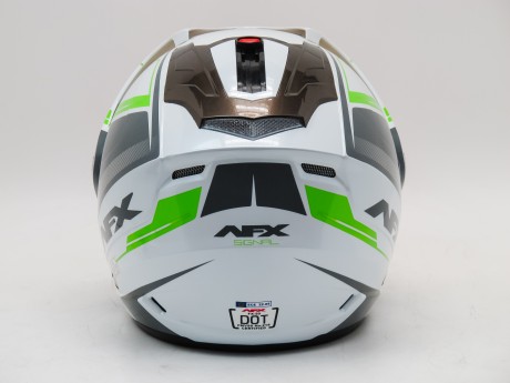 Шлем AFX FX-50 SIGNAL JET HELMET WHITE/GREEN (15623494849492)