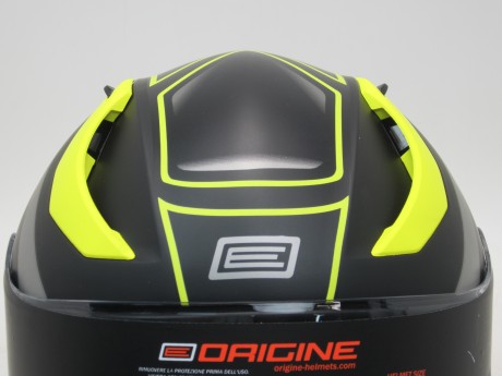 Шлем (интеграл) Origine STRADA Graviter черный/Hi-Vis желтый матовый (15615531647672)