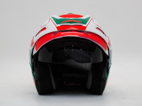 Шлем AFX FX-50 SIGNAL JET  WHITE/GREEN/RED (15623393772184)