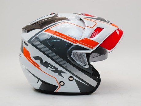 Шлем AFX FX-50 SIGNAL JET WHITE/ORANGE (15623393083079)
