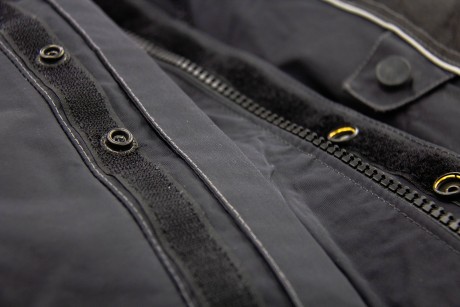 Куртка текстильная FIANRO RACING Drive (чёрно-серая) (16449187443255)