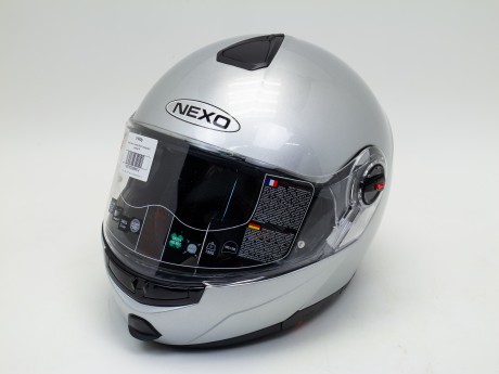 Шлем Nexo Touring Silver (модуляр) (15792027464273)