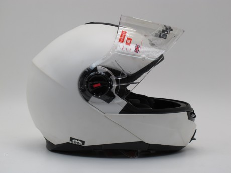 Шлем Nexo Touring flat white (модуляр) (1563648663563)