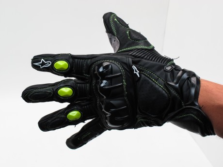 Перчатки AlpineStars S1 Black/Green r (15638058068932)