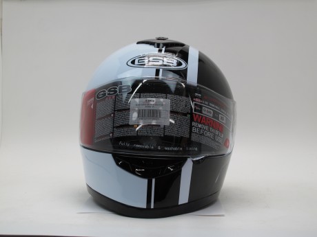Шлем GSB G-349 BLACK&WHITE (15844402812825)