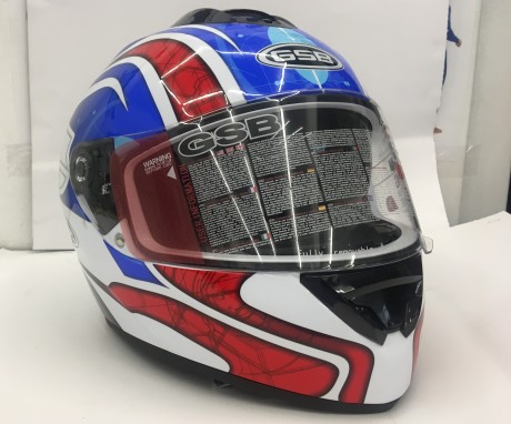 Шлем GSB G-350 Blue/Red (15665741534196)