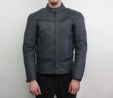 Куртка Xavia Racing SULEHRI grey кожа (15851301264943)