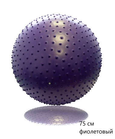Гимнастический мяч с массажным эффектом Original FitTools с насосом (15749502471967)