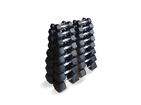 Набор гексагональных гантелейOriginal FitTools 16 пар от 1 до 25 кг (15755400268016)