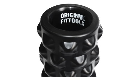 Цилиндр массажный Original FitTools 33,5х14 см черный (15758888329959)