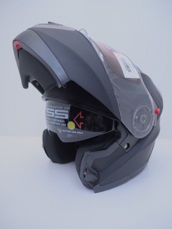 Шлем мото HIZER 625 matt black (16515918040222)
