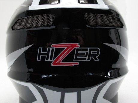 Шлем HIZER B6195 black/white (15910998647759)
