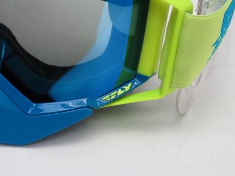 Очки для снегохода FLY RACING ZONE Hi-Vis жёлтые/голубые, синие (15839481366536)