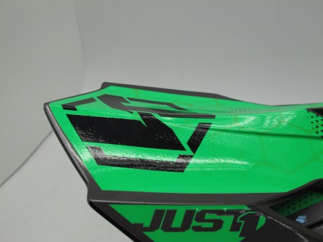 Шлем (кроссовый) JUST1 J32 YOUTH SWAT Hi-Vis зеленый/черный глянцевый (15883555289023)