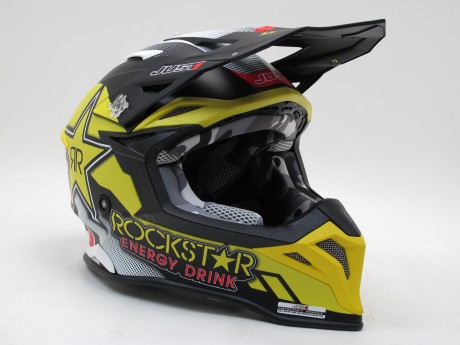 Шлем (кроссовый) JUST1 J39 ROCKSTAR желтый/черный/белый матовый (15883562154236)
