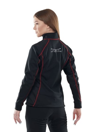 Куртка DragonFly Explorer Black-Red женская, Softshell (15889402629823)