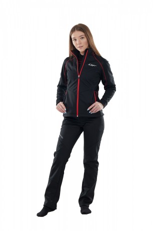 Куртка DragonFly Explorer Black-Red женская, Softshell (15889402630806)