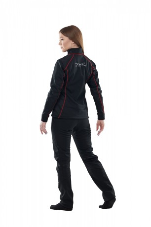 Куртка DragonFly Explorer Black-Red женская, Softshell (15889402631987)