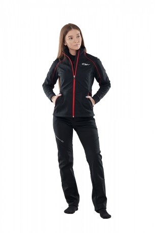 Куртка DragonFly Explorer Black-Red женская, Softshell (15889402632954)