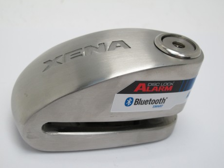 Замок на тормозной диск с сиреной Bluetooth XENA XX15 серебристый (15937996110107)