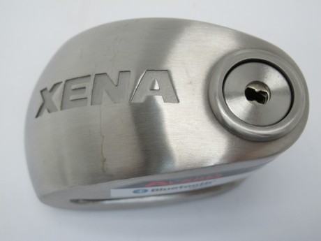 Замок на тормозной диск с сиреной Bluetooth XENA XX10 серебристый (15937998255744)