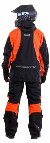 Куртка мужская DragonFly Sport 2019 Black-Orange (15891987847601)