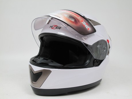 Шлем мото HIZER 529 #2 white (16088304914188)