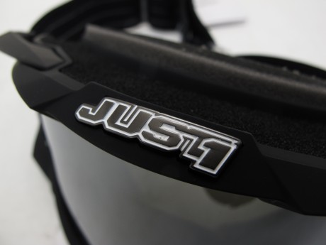 Очки для мотокросса JUST1 IRIS PULSAR чёрные/белые тонированные (15904921137353)
