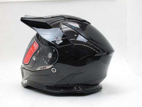 Шлем (мотард) JUST1 J14 Carbon Look Gloss глянцевый (15905053057188)
