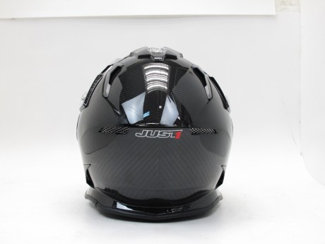 Шлем (мотард) JUST1 J14 Carbon Look Gloss глянцевый (15905053080943)