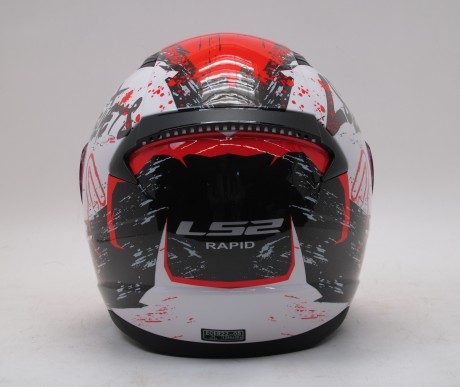 Шлем FF353 RAPID NAUGHTY WHITE RED (15907514059194)