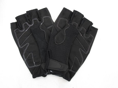Перчатки SCOYCO МС-24D с обрезанными пальцами, черные (15916972474823)