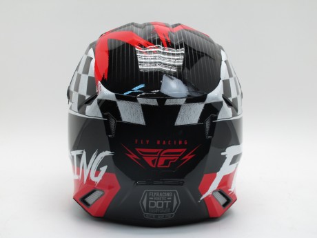 Шлем детский (кроссовый) Fly Racing KINETIC SKETCH ECE красный/черный/серый (15967936265257)