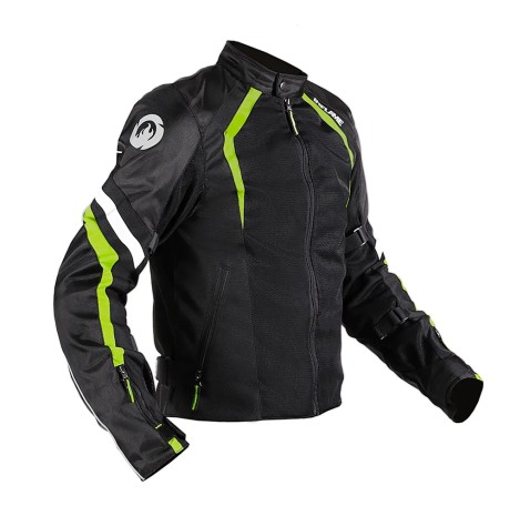 Куртка мужская INFLAME INFERNO II текстиль+сетка, зеленый неон (16253314996719)