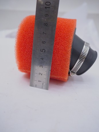 Фильтр возд. нулевик #2 (d=38mm) поролон красный (16484848266308)