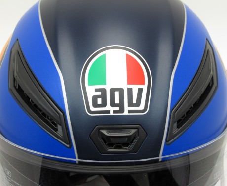 Шлем AGV K1 POWER MATT DARK BLUE/ORANG/WH (16035528809391)