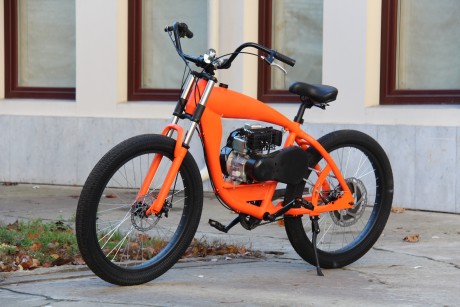 Велосипед Фэтбайк с веломотором AIR (4-х тактный , 26") (16049161477072)