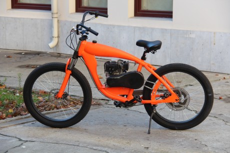 Велосипед Фэтбайк с веломотором AIR (4-х тактный , 26") (16049161506274)